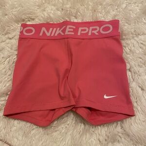 Pink Women’s Nike Pro Compression Shorts Size S
